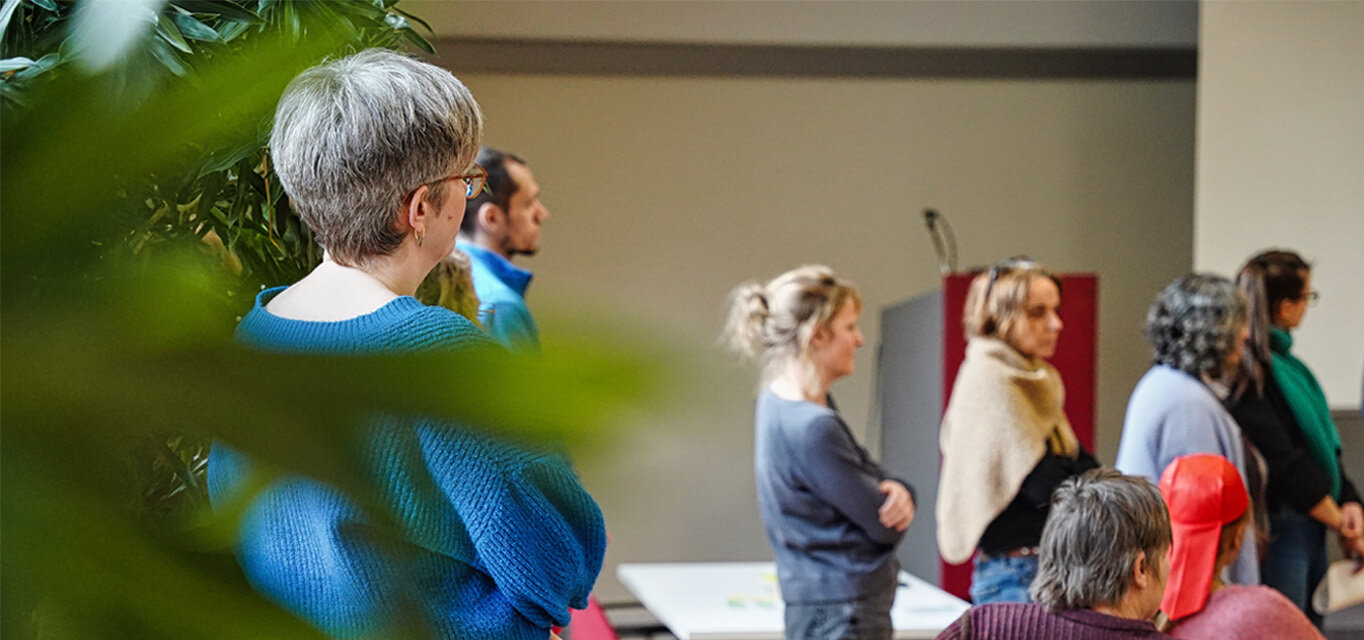 Vortragssituation auf dem Recos-Fachtag an der KH Freiburg