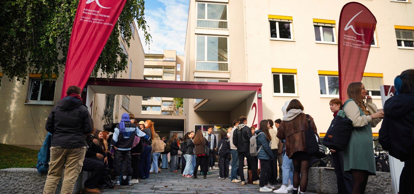 Empfang der Erstsemester zum Wintersemester 2025/ 26 an der KH Freiburg