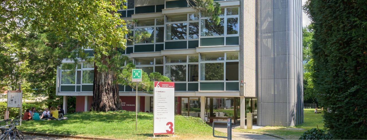 Ansicht der KH Freiburg, Haus 3 am Campus I