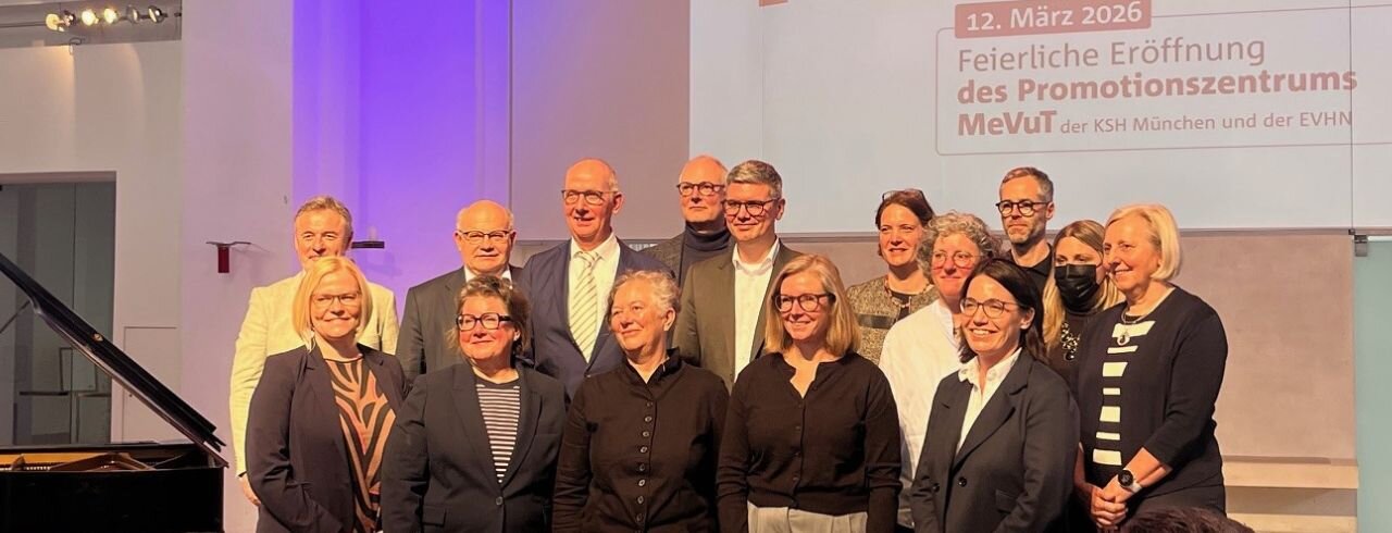 Eröffnung des Promotionszentrums für menschenorientierte Forschung an der Katholische Stiftungshochschule München.