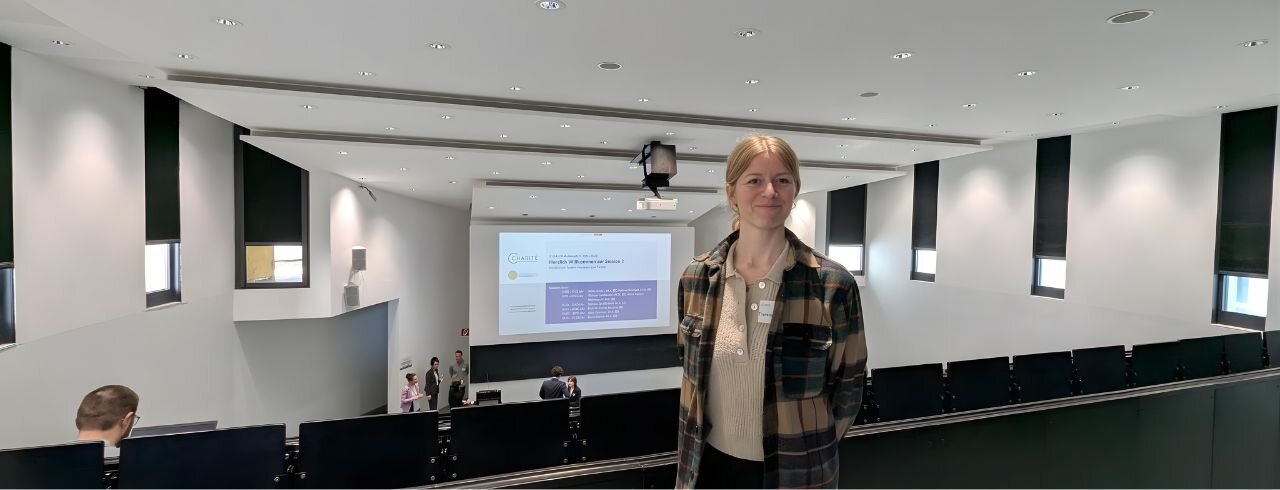 Theresa Laschewski beim D-A-C-H-Austausch in Berlin